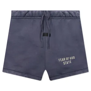 Kid's Heavy Fleece Soccer Short - Marine