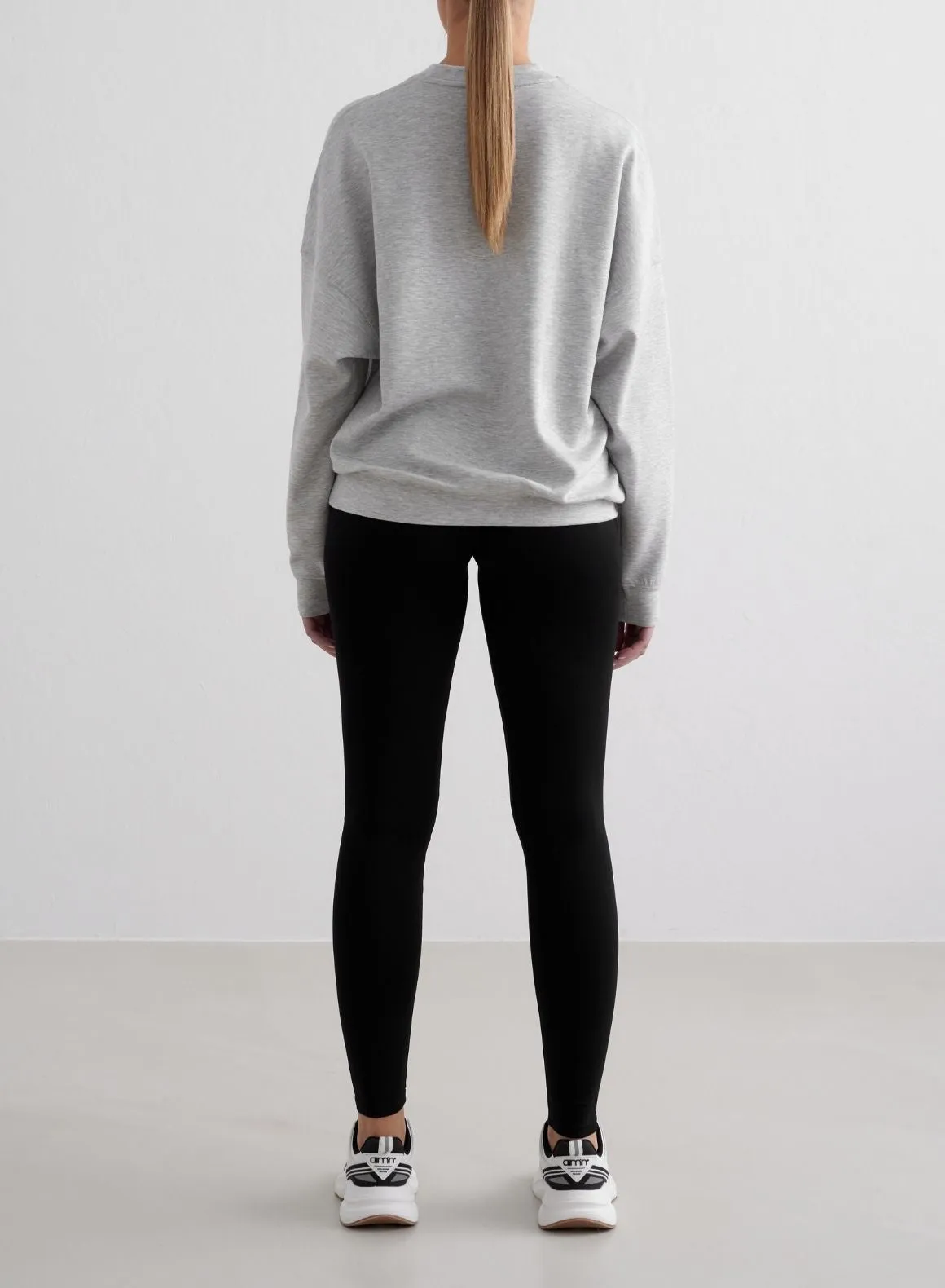 Light Grey Melange Comfy Modal Sweatshirt