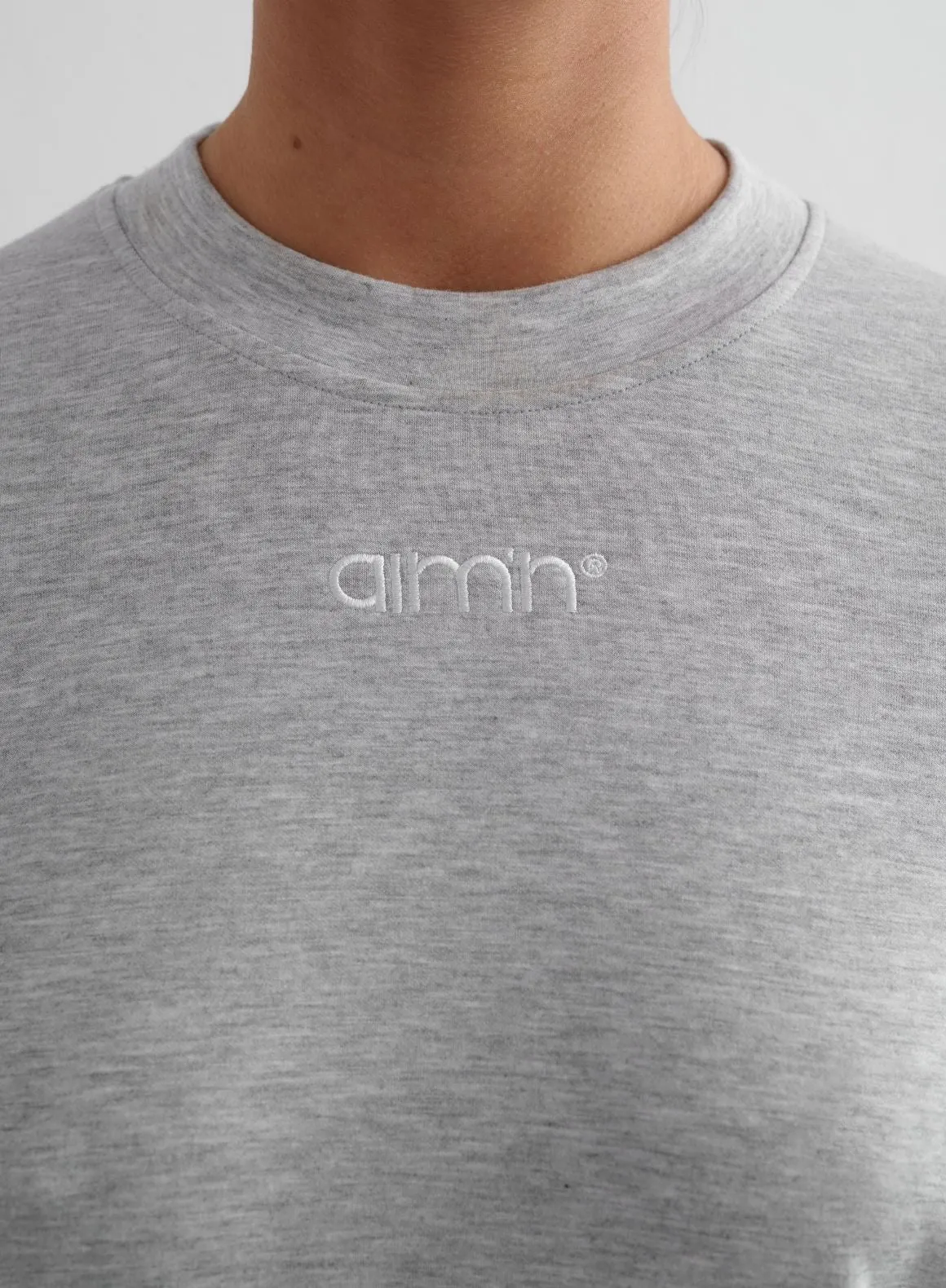 Light Grey Melange Comfy Modal Sweatshirt