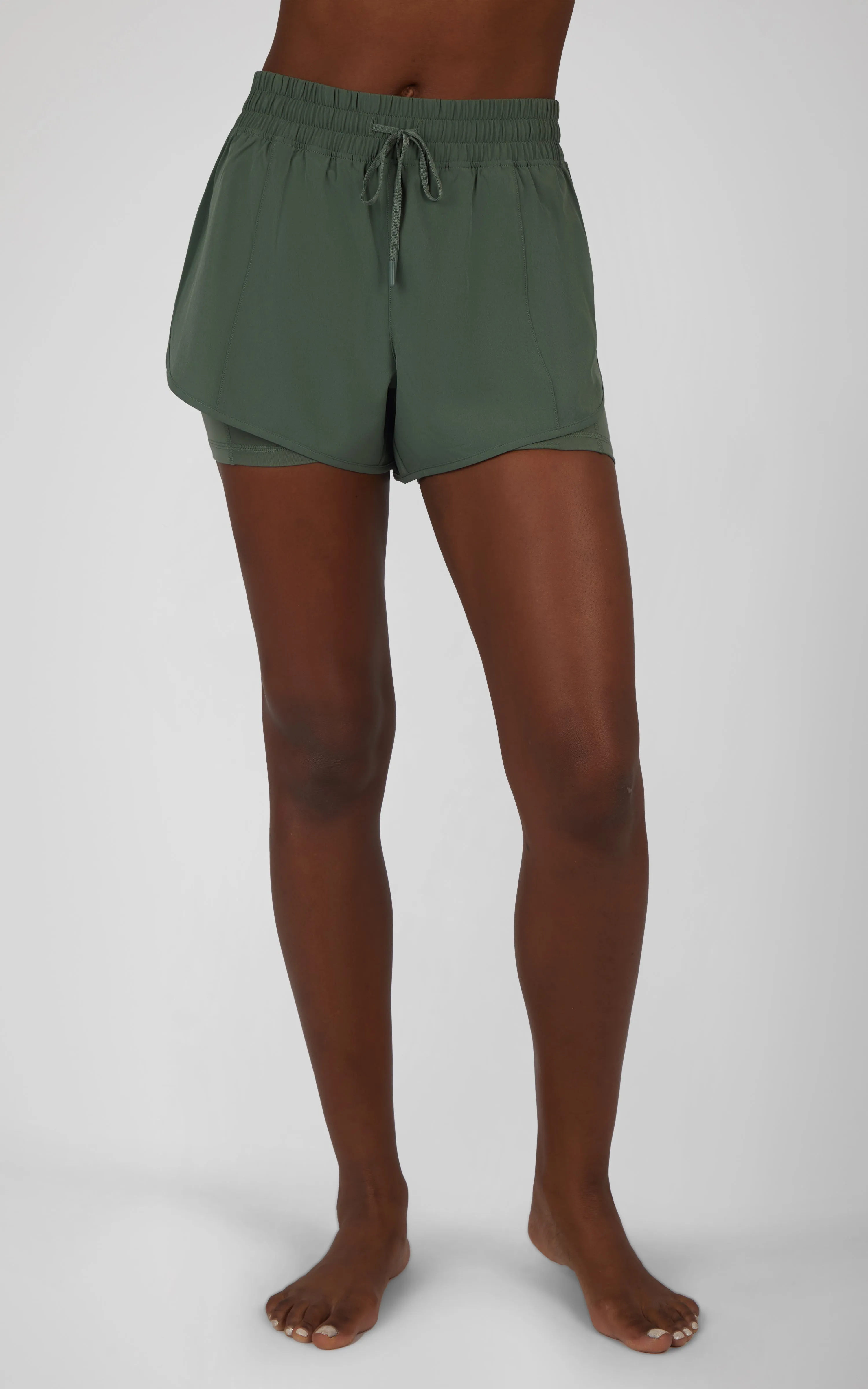 Lightstreme 2-in-1 Running Shorts with Drawstring