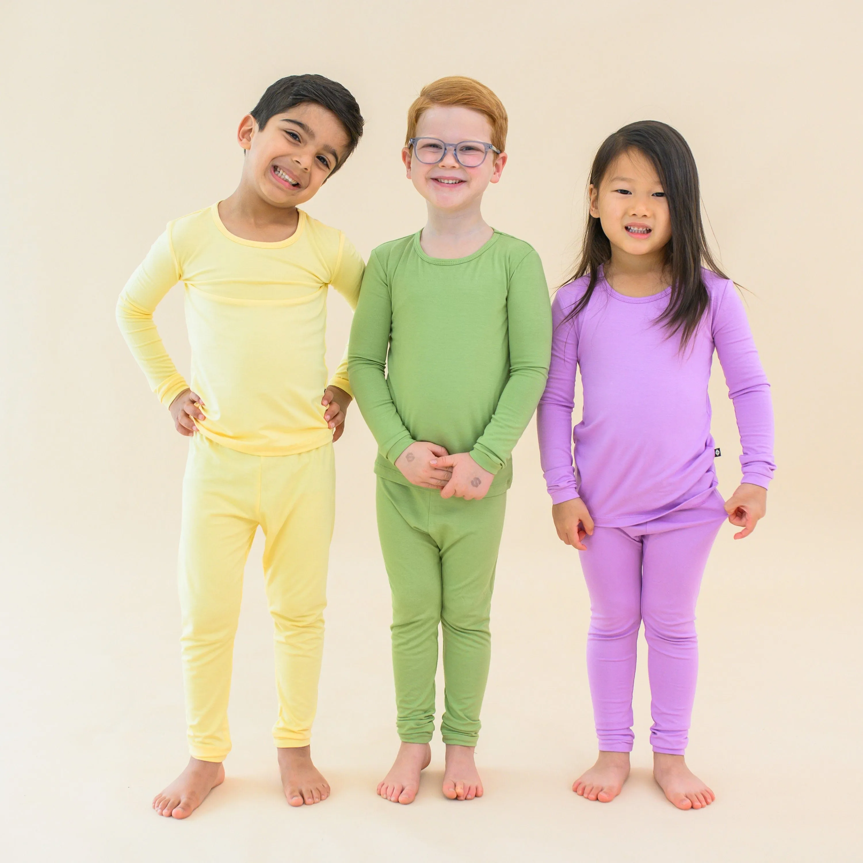 Long Sleeve Pajamas in Lilikoi