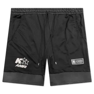 Mesh Basketball Short - Black