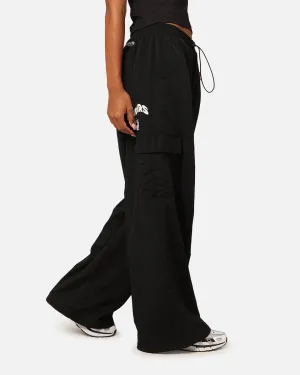 Mitchell & Ness Women's Oakland Raiders Wavey Text Cargo Pants Black