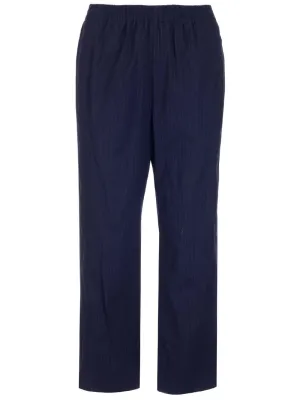 MM6 Maison Margiela Striped Straight Leg Cropped Pants