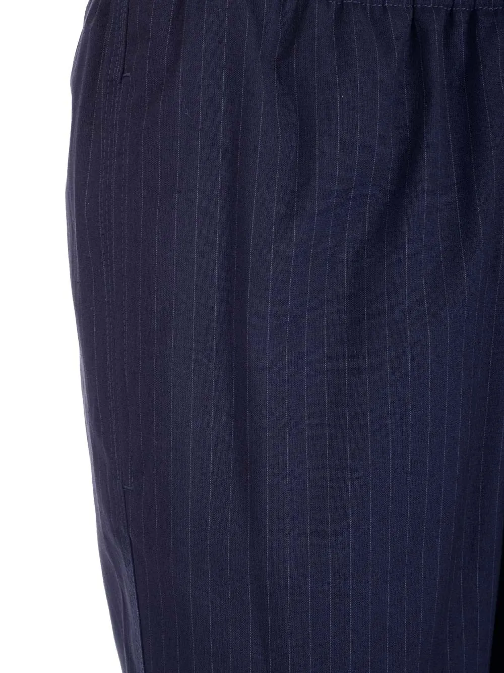 MM6 Maison Margiela Striped Straight Leg Cropped Pants