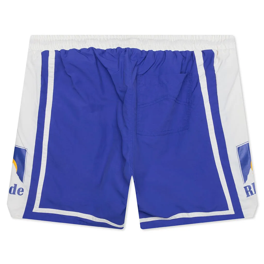 Moonlight Short - Cobalt Blue/Off White