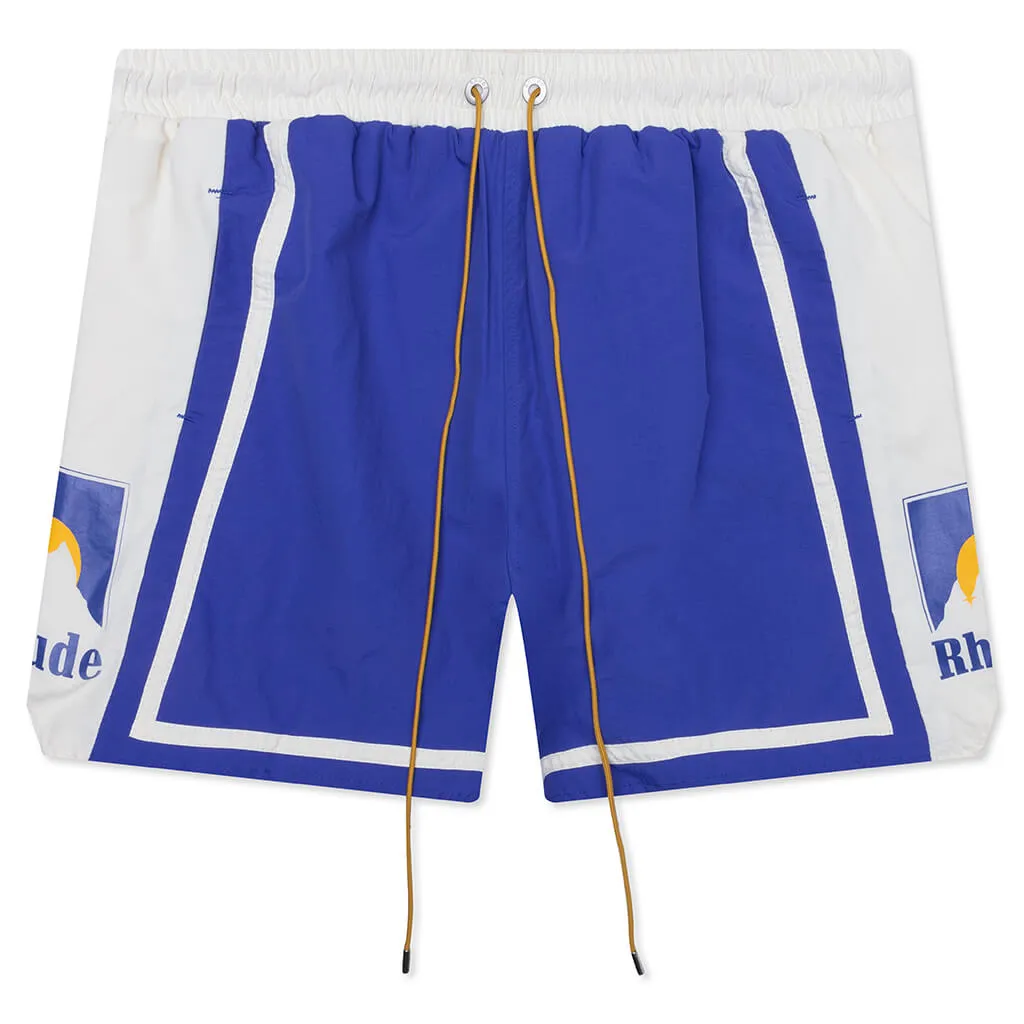 Moonlight Short - Cobalt Blue/Off White