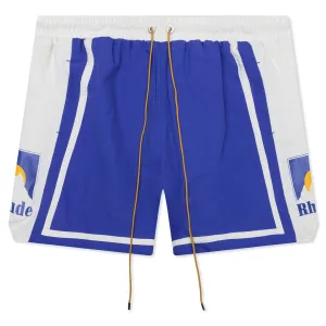 Moonlight Short - Cobalt Blue/Off White