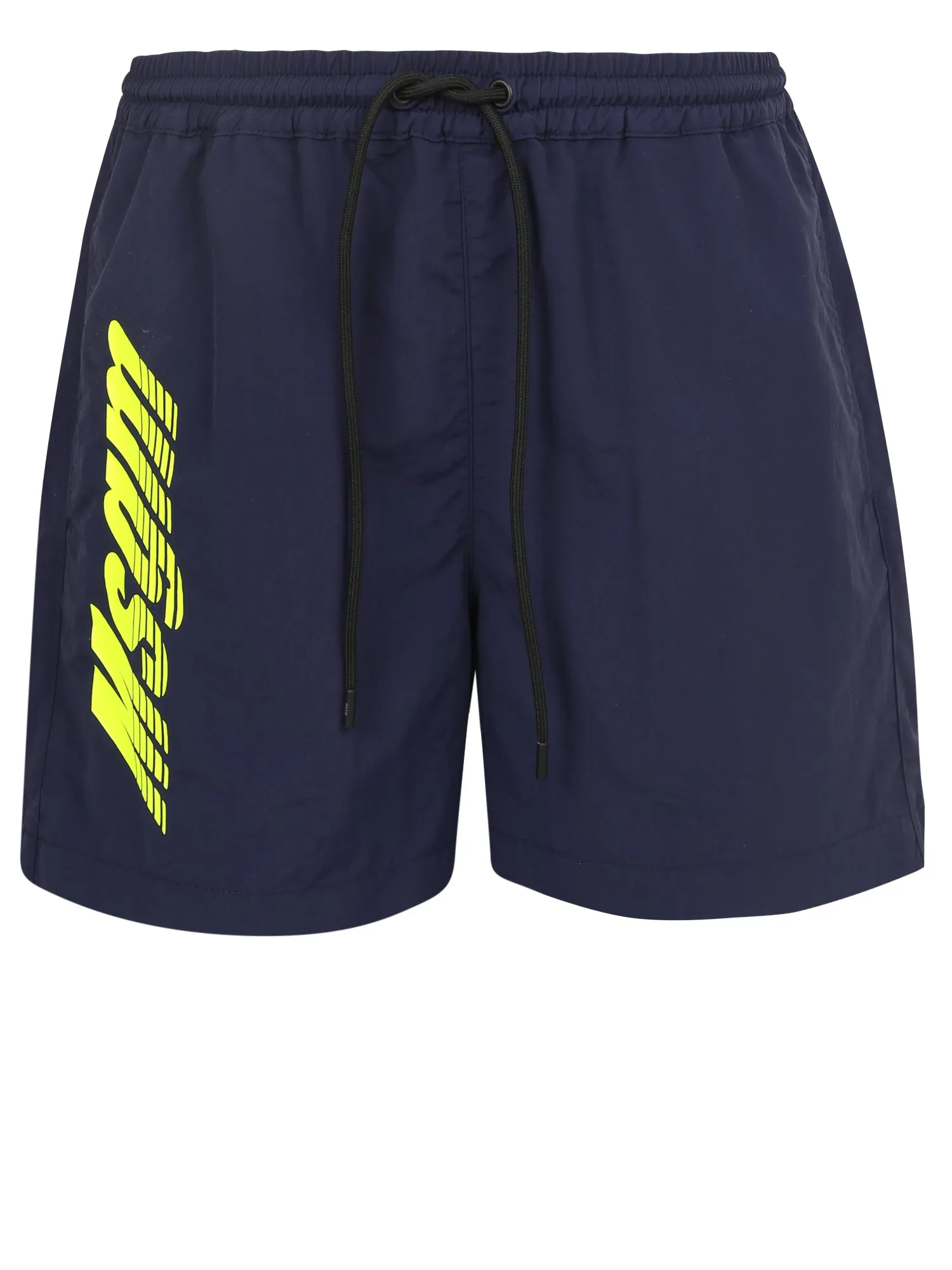 MSGM Logo Printed Swim Shorts