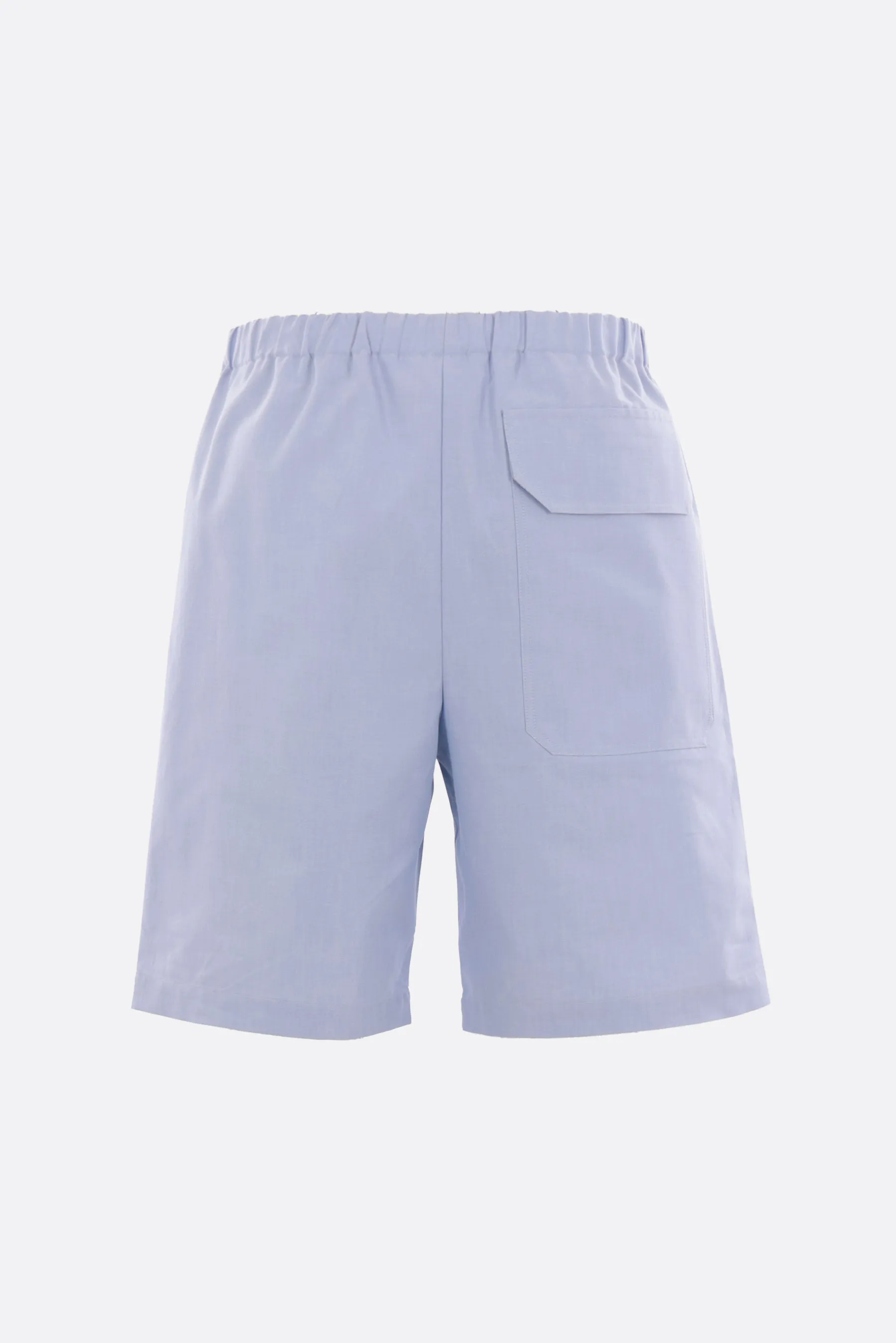 Neil drawstring shorts in Oxford cotton