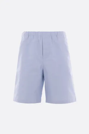 Neil drawstring shorts in Oxford cotton
