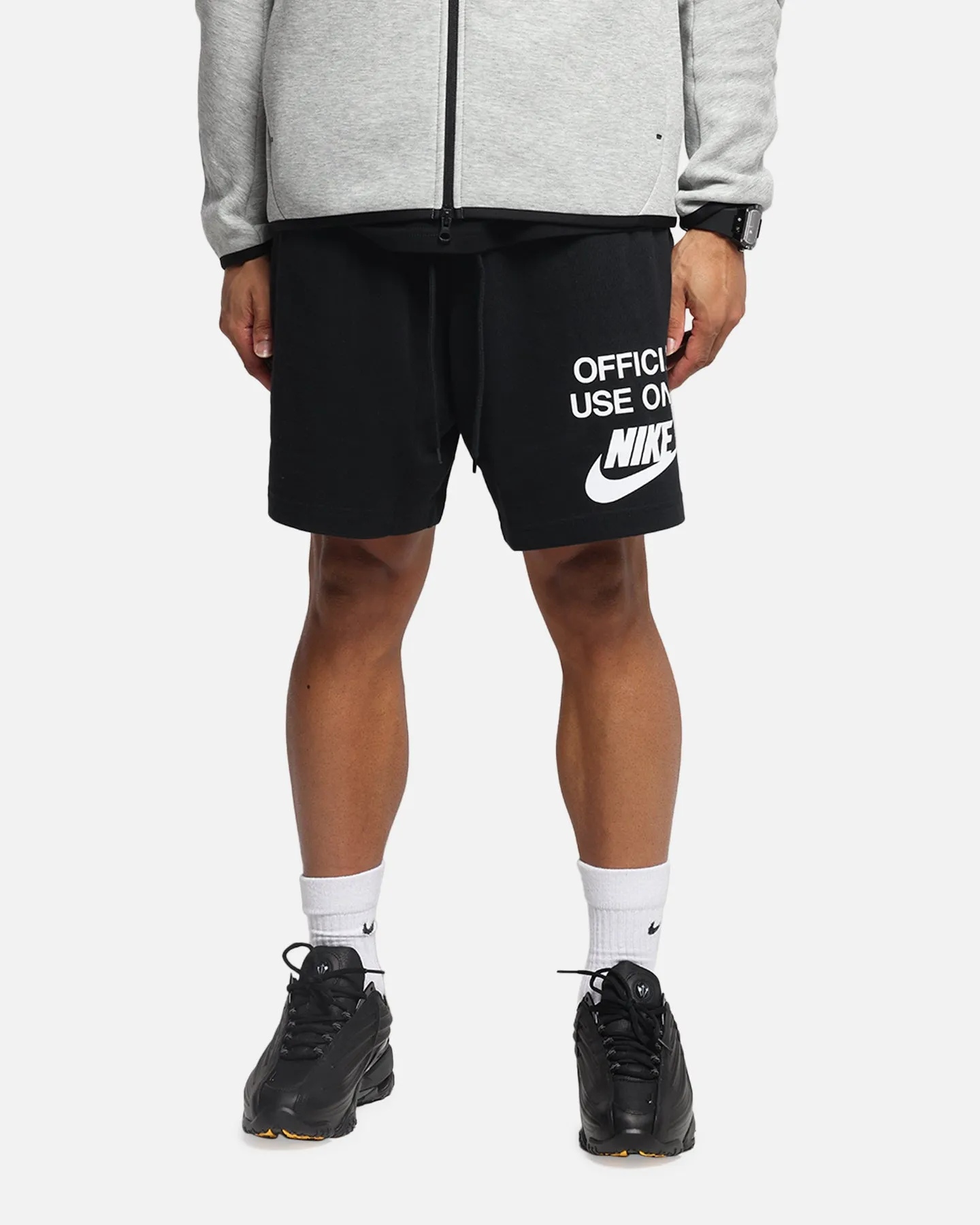 Nike Club Knit Shorts Black/Black/White