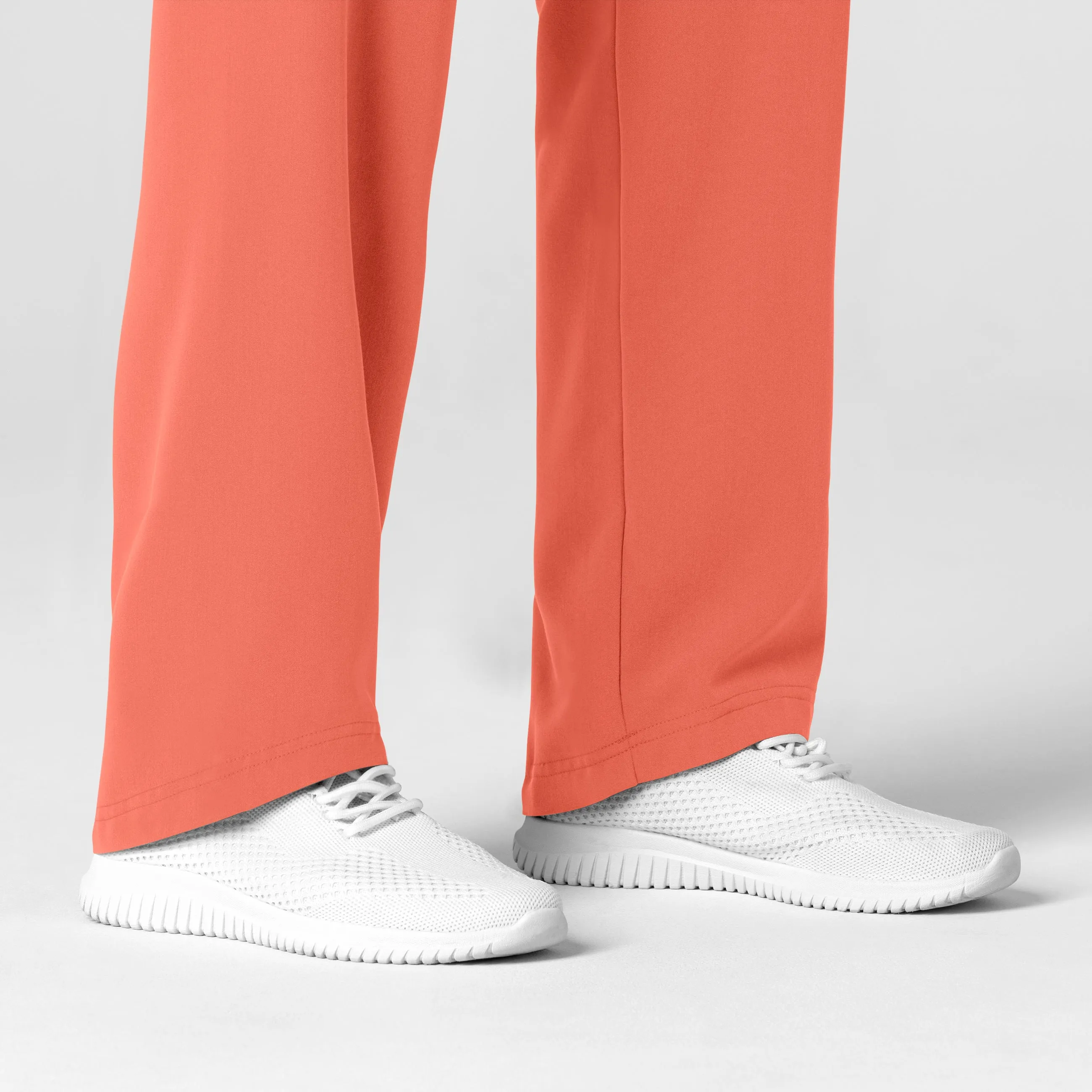 Nova Women's Stovepipe High-Low Hem Scrub Pant - Sugar Coral