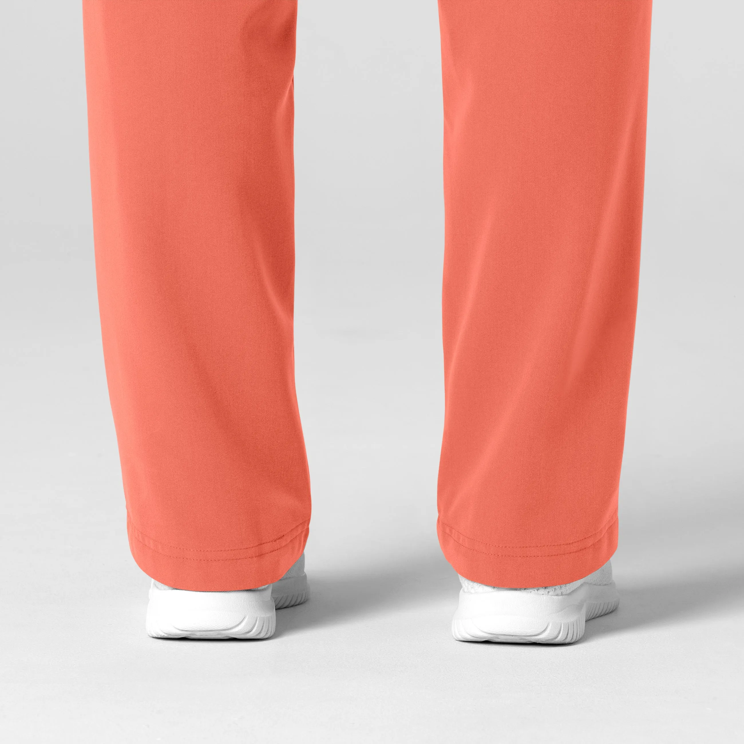 Nova Women's Stovepipe High-Low Hem Scrub Pant - Sugar Coral