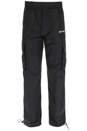 Palm Angels Aftersport Side-Stripe Logo Printed Track Pants