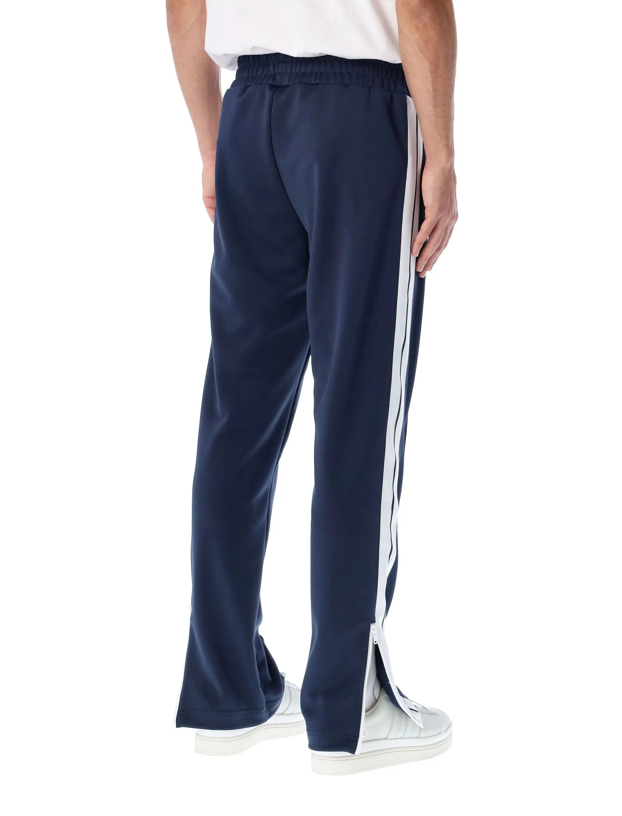 Palm Angels Logo Printed Side Striped Track Pants