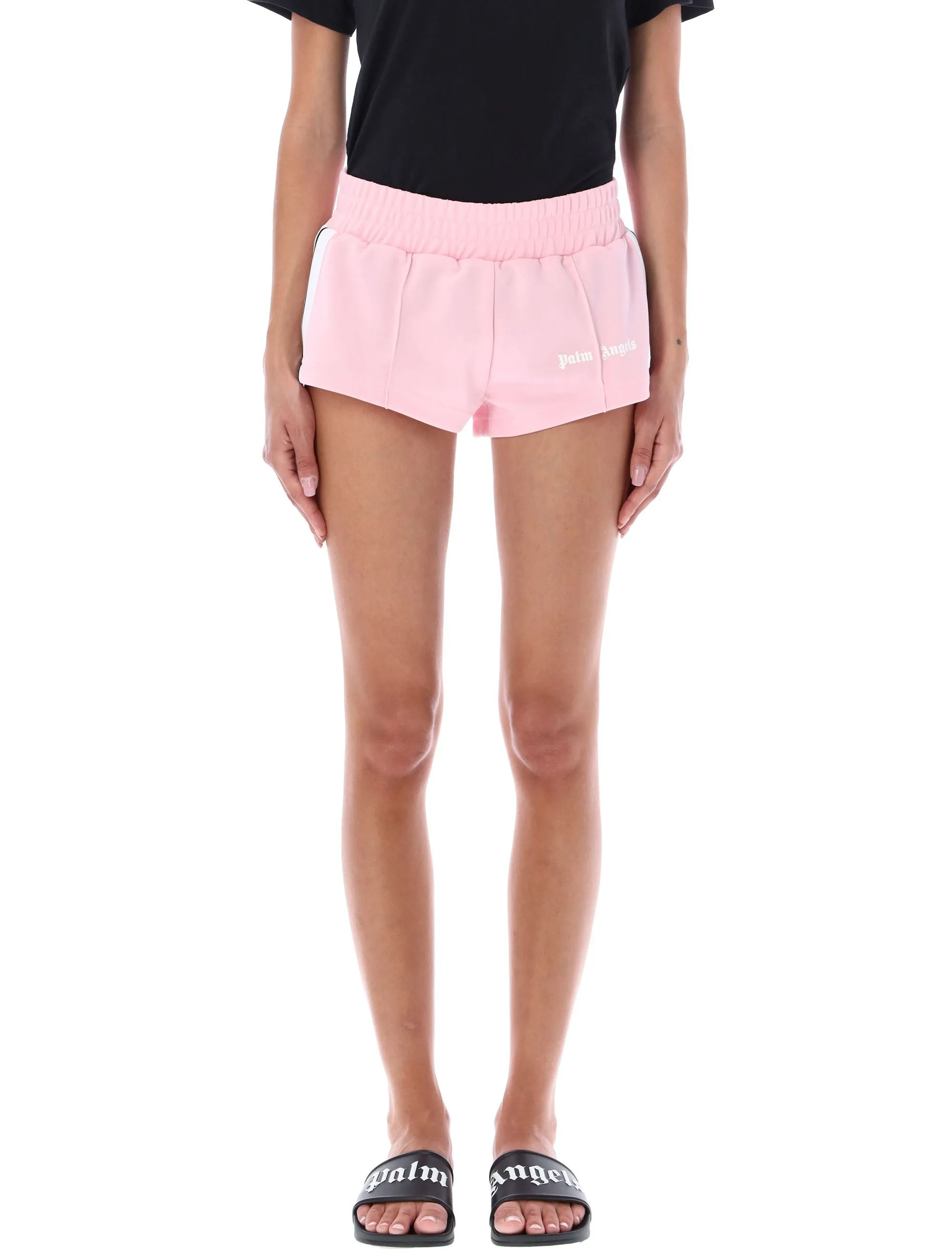 Palm Angels Logo Printed Track Shorts