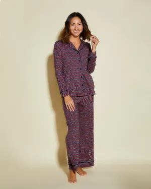 Petite Long Sleeve Top & Pant Pajama Set