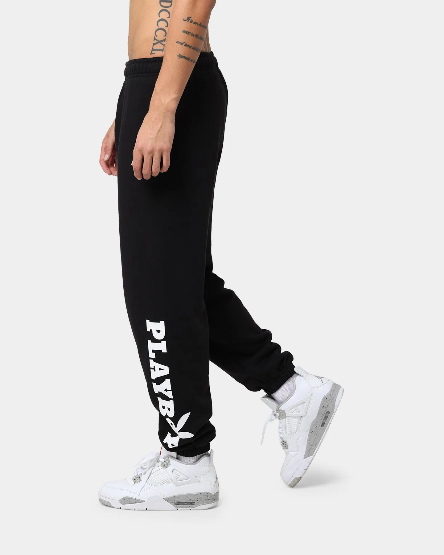 Playboy Bunny Basic Track Pants Black