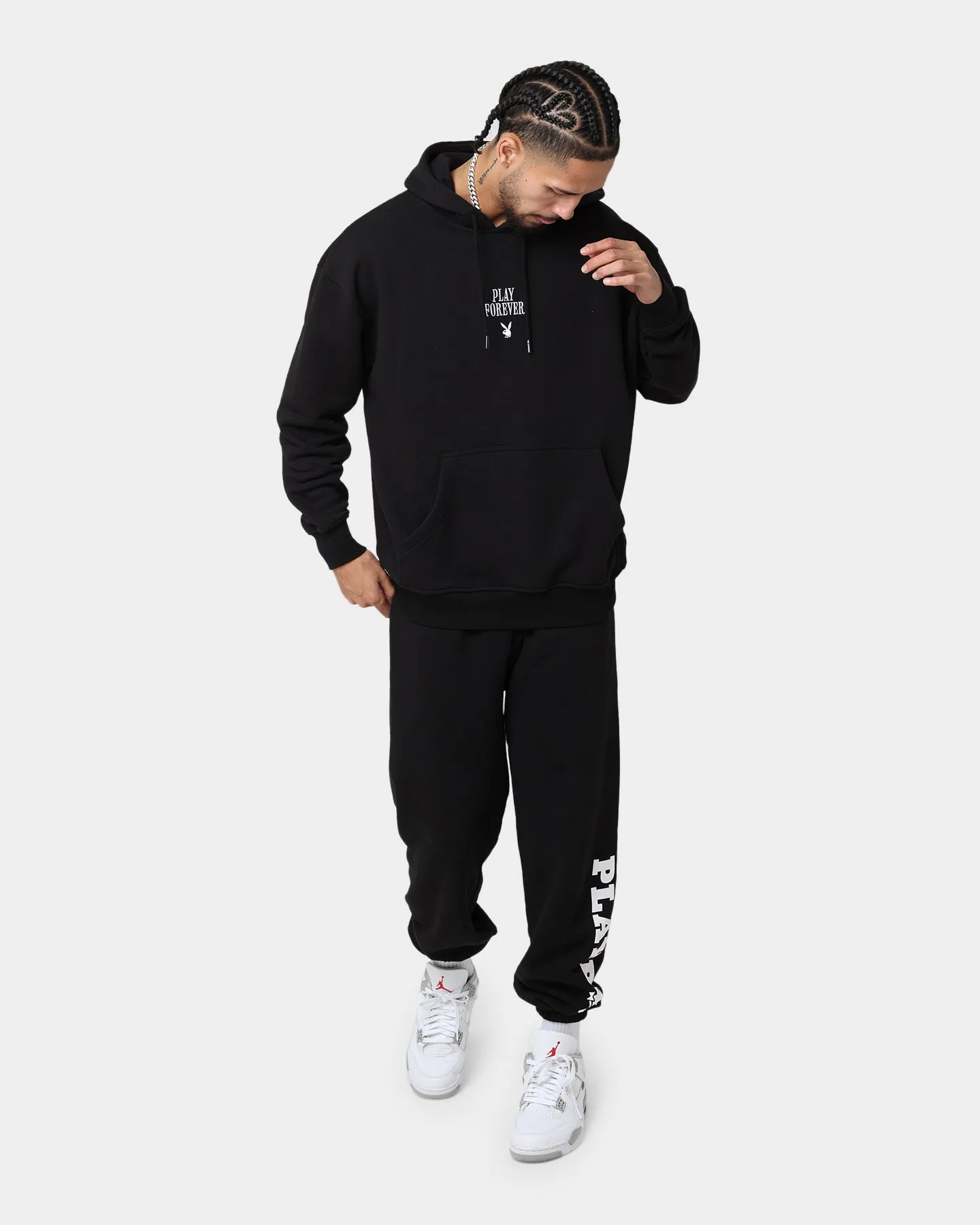 Playboy Bunny Basic Track Pants Black