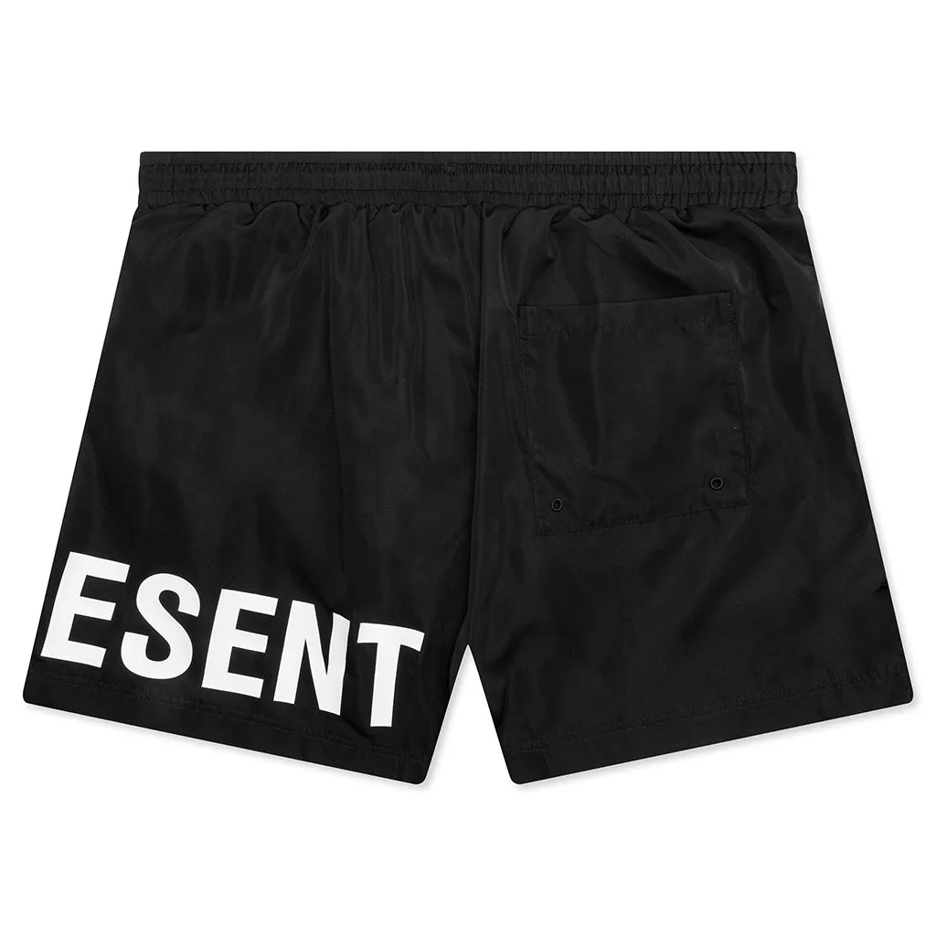 Polyester Swim Short - Black