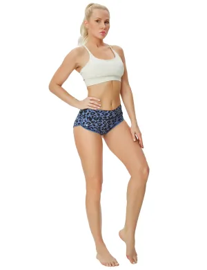 Printed Booty Biking Shorts navy_leopard_Biking