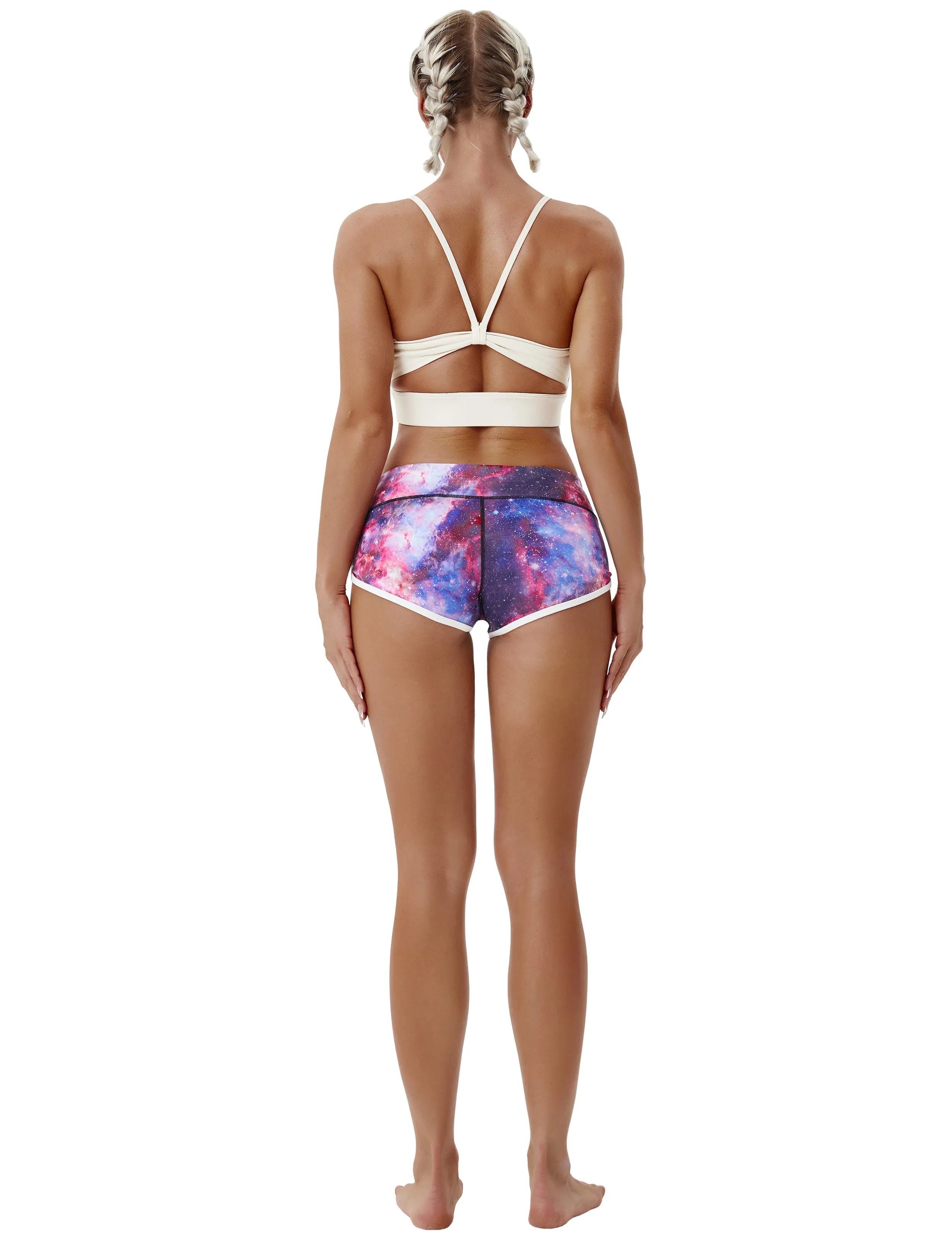 Printed Booty Golf Shorts galaxy_Golf