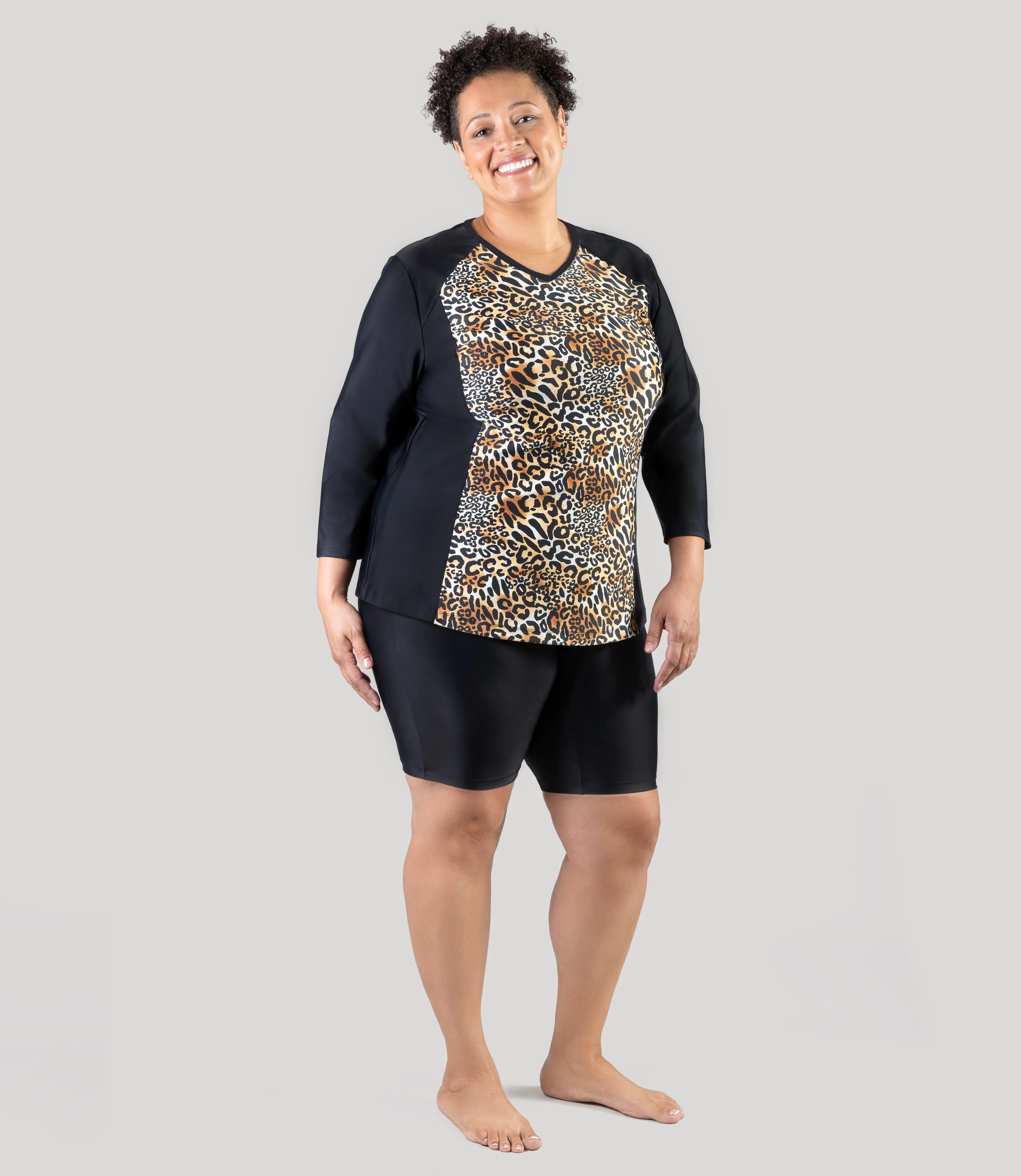 QuikEnergy Swim Bike Short Black