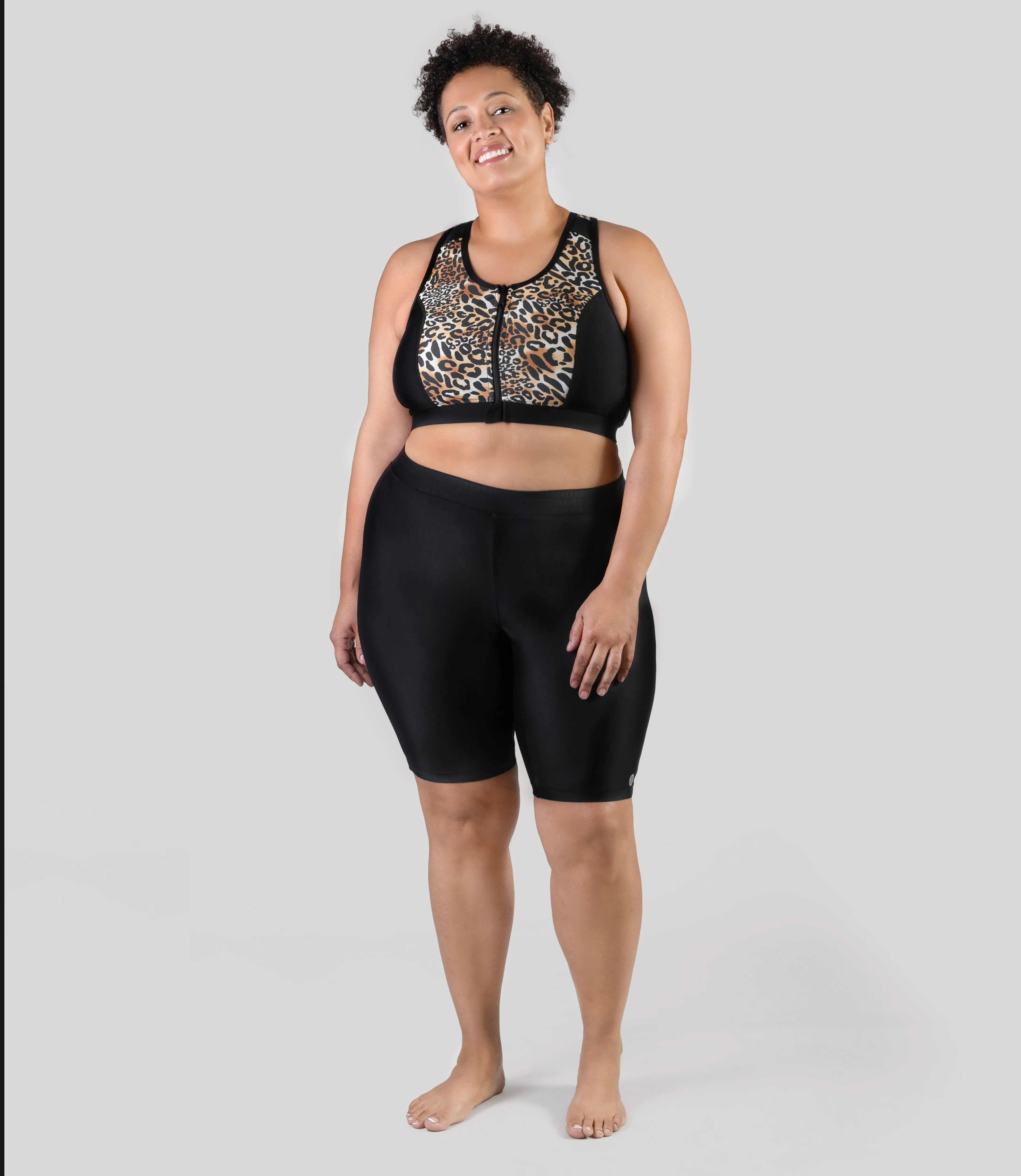 QuikEnergy Swim Bike Short Black