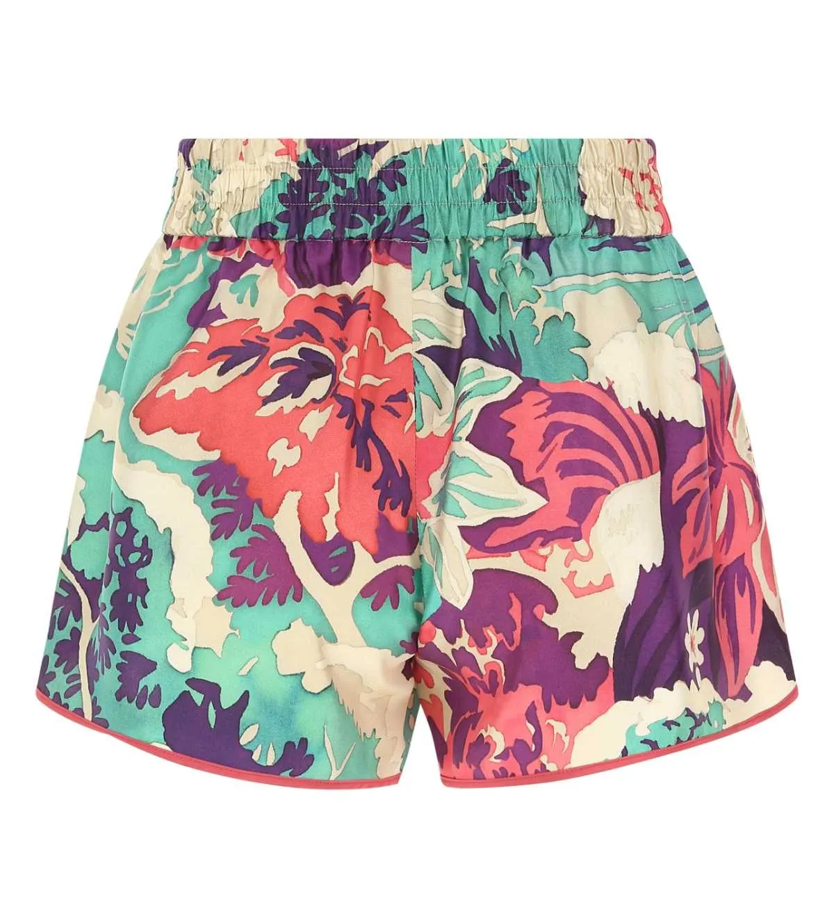 REDValentino Abstract Printed Elasticated Shorts