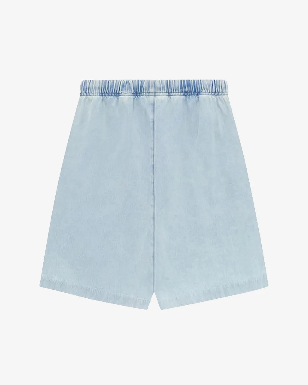 Relaxed Short Light Wash Denim