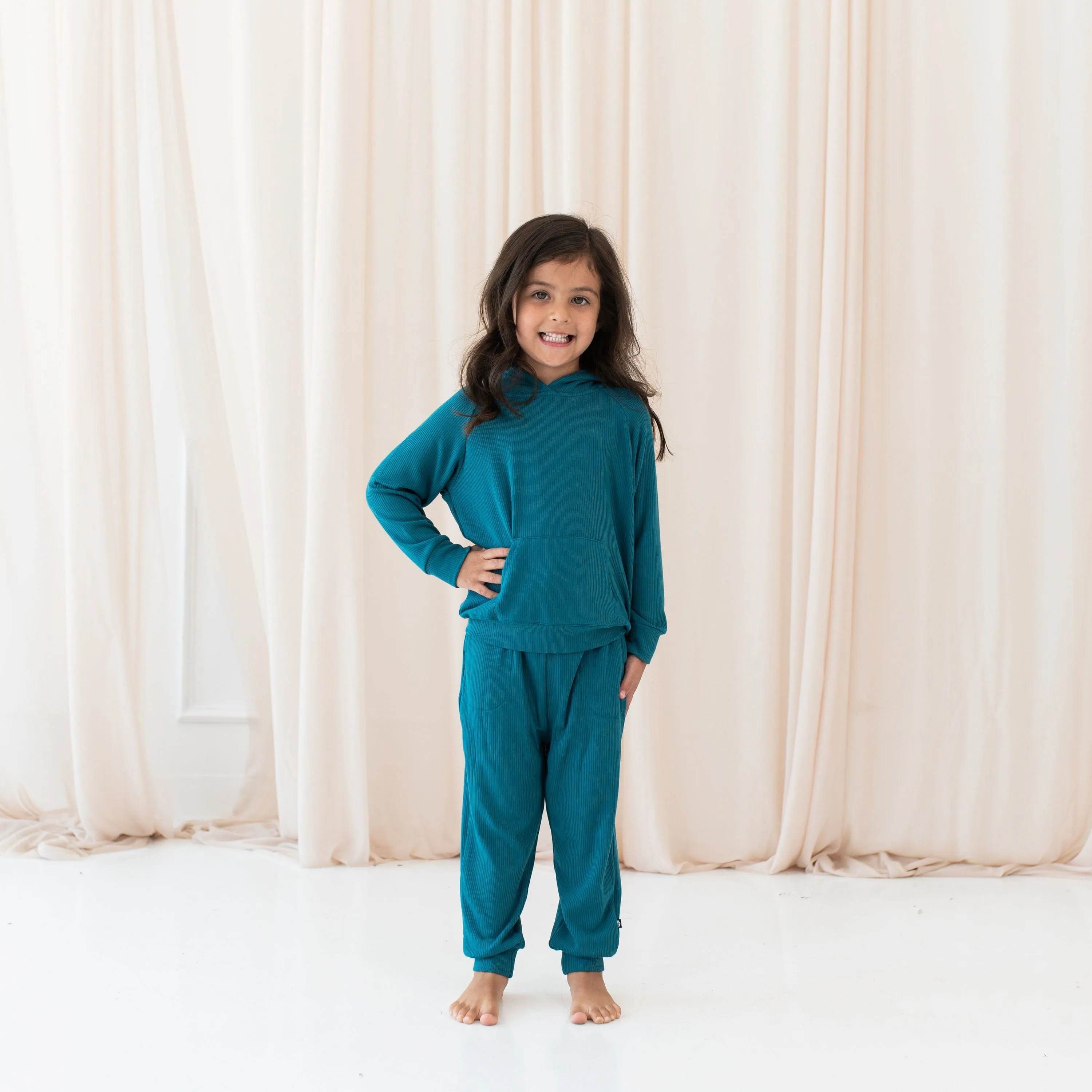 Ribbed Jogger Pant in Loch
