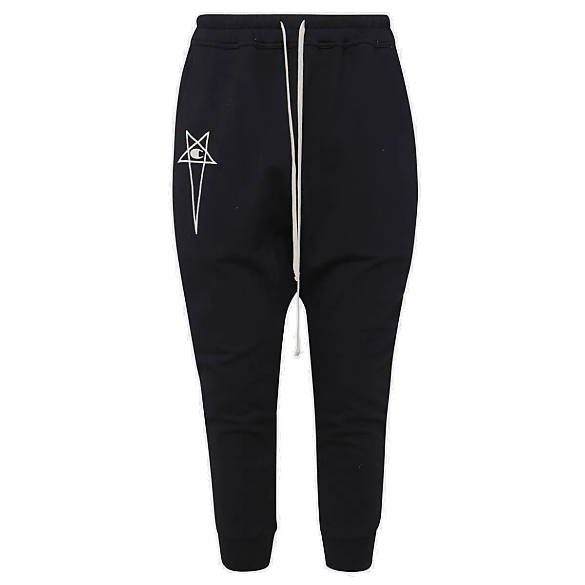 Rick Owens X Champion Logo-Printed Drawstring Trousers
