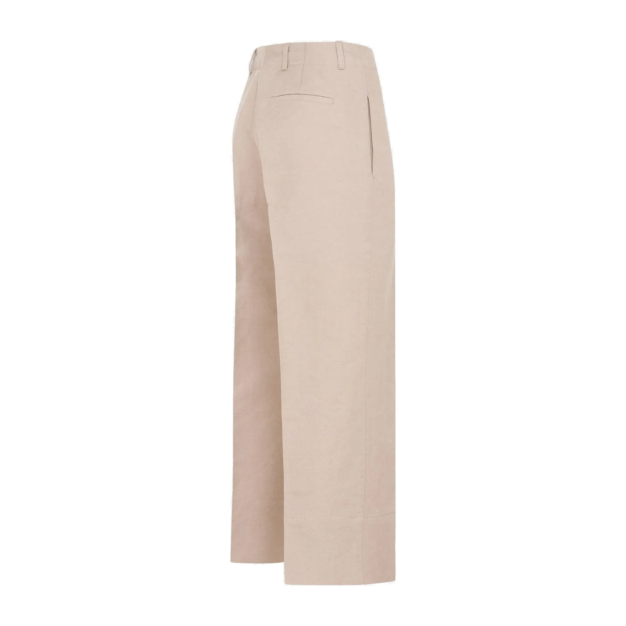'S Max Mara Straight Leg Cropped Trousers