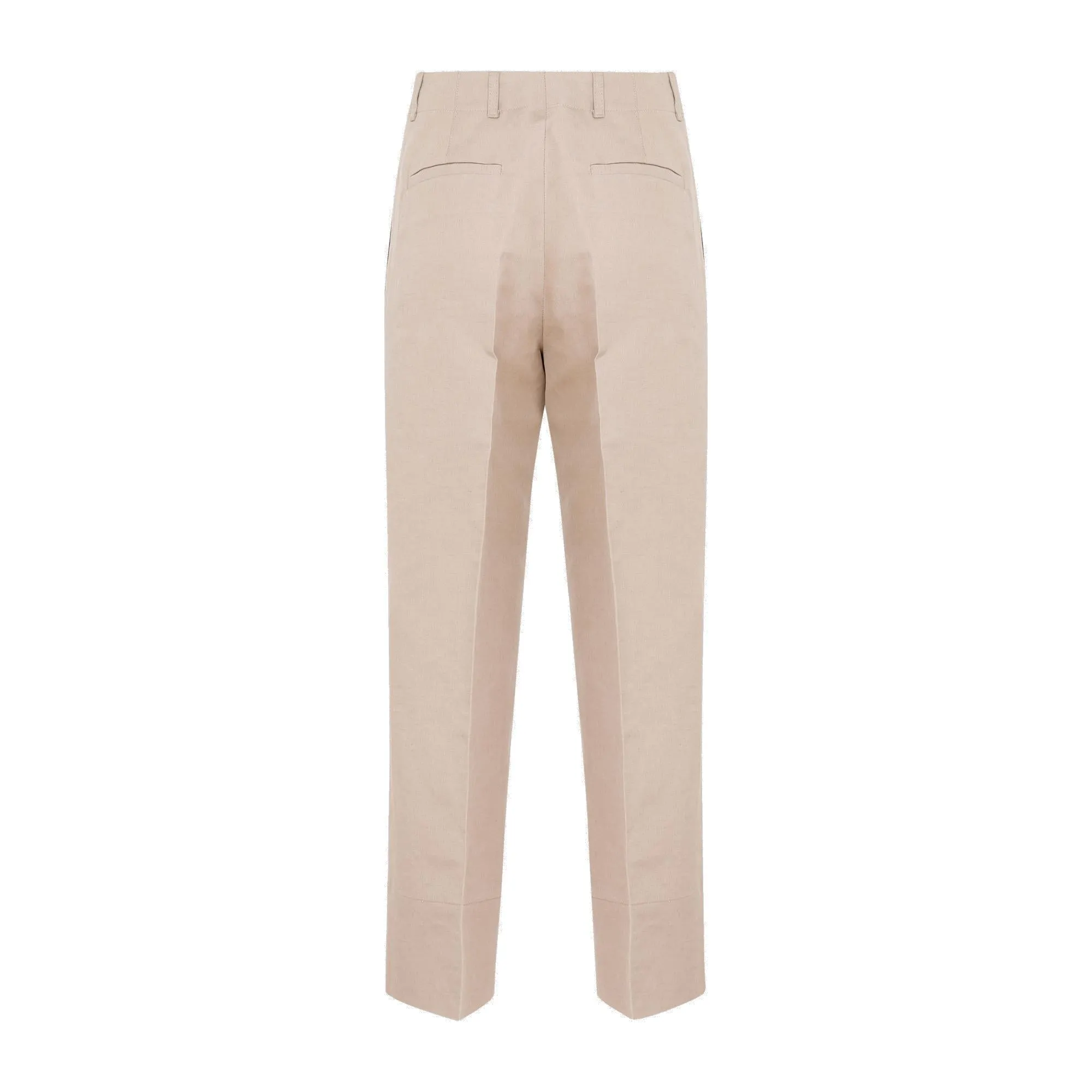 'S Max Mara Straight Leg Cropped Trousers