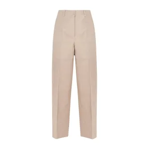 'S Max Mara Straight Leg Cropped Trousers