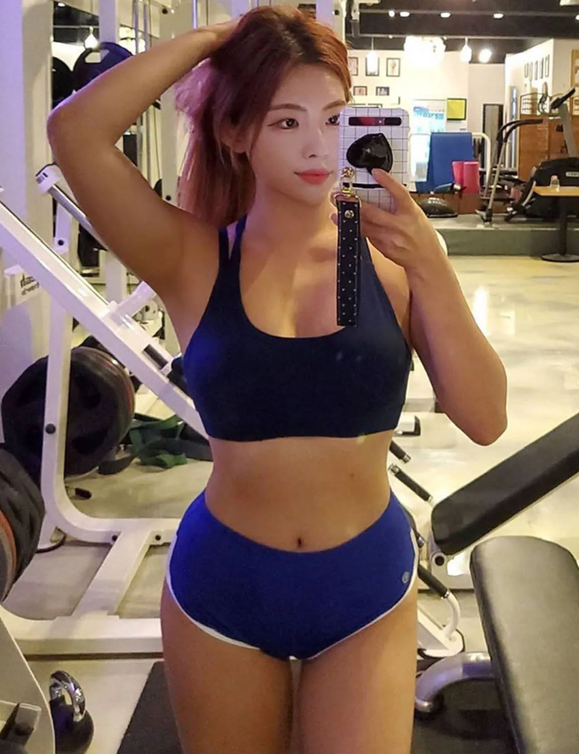 Sexy Booty Running Shorts navy ins_Running