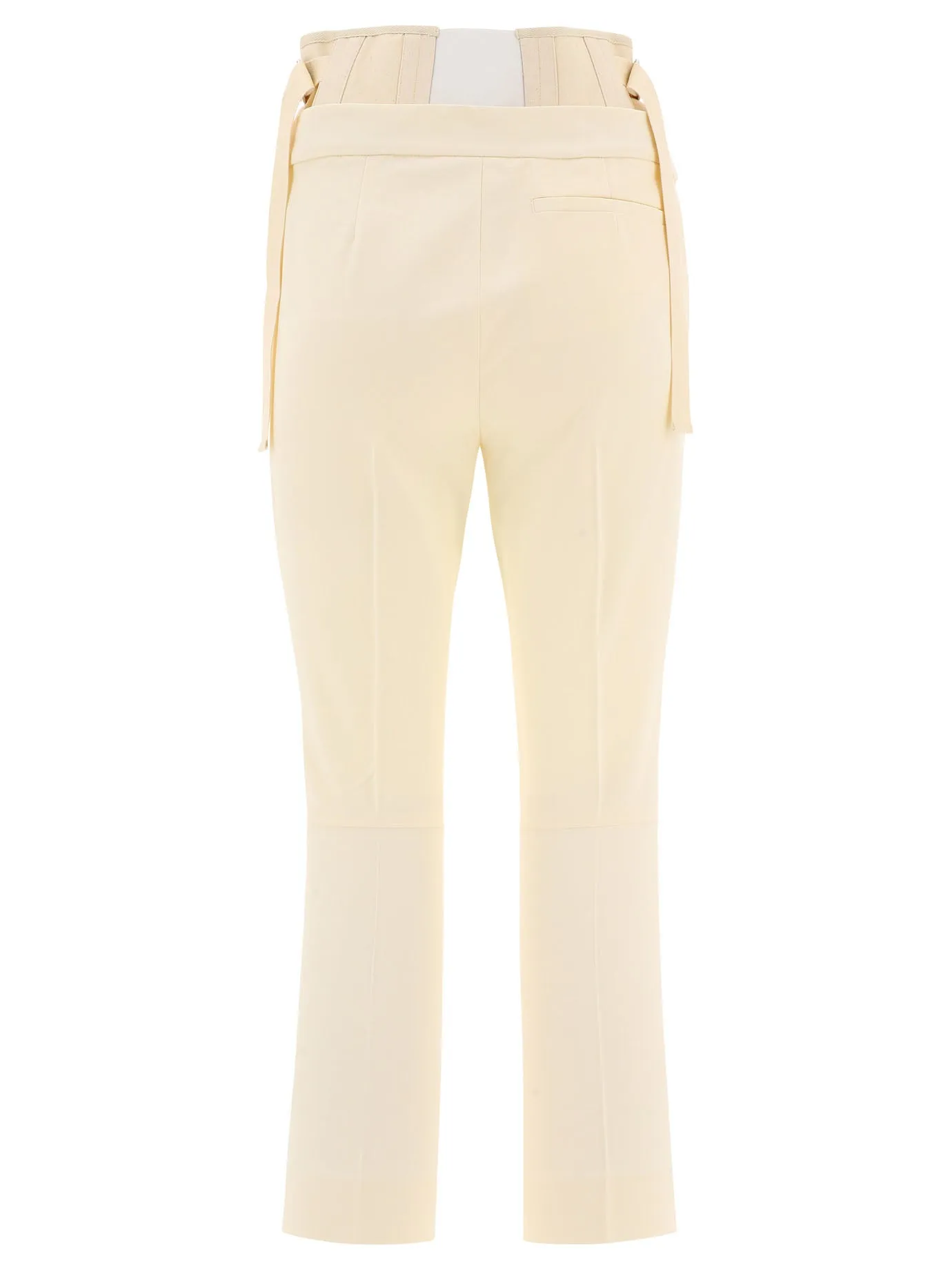 Sportmax	 Corset Detailed Cropped Pants