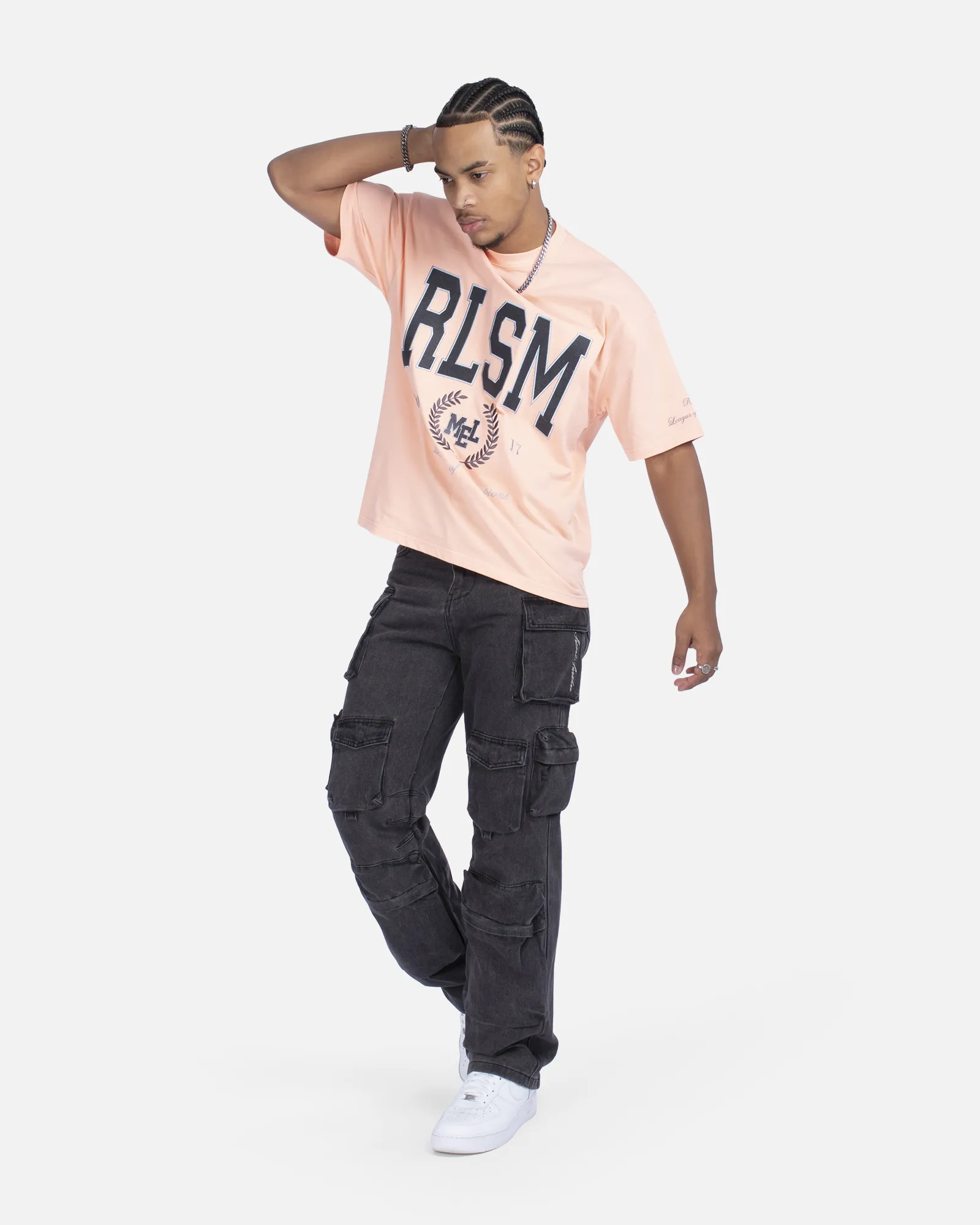 SSS REALISM SUBMISSION LOGO TEE CORAL