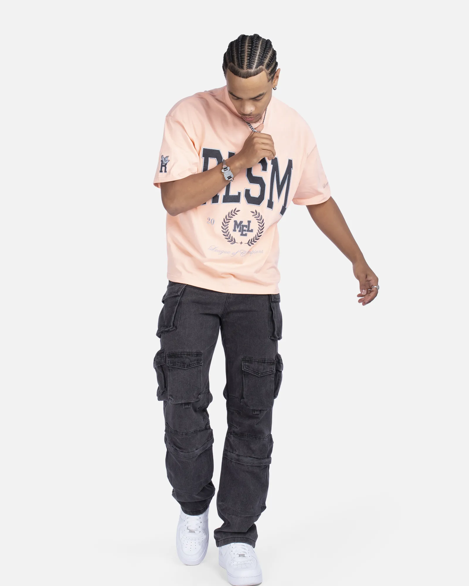 SSS REALISM SUBMISSION LOGO TEE CORAL