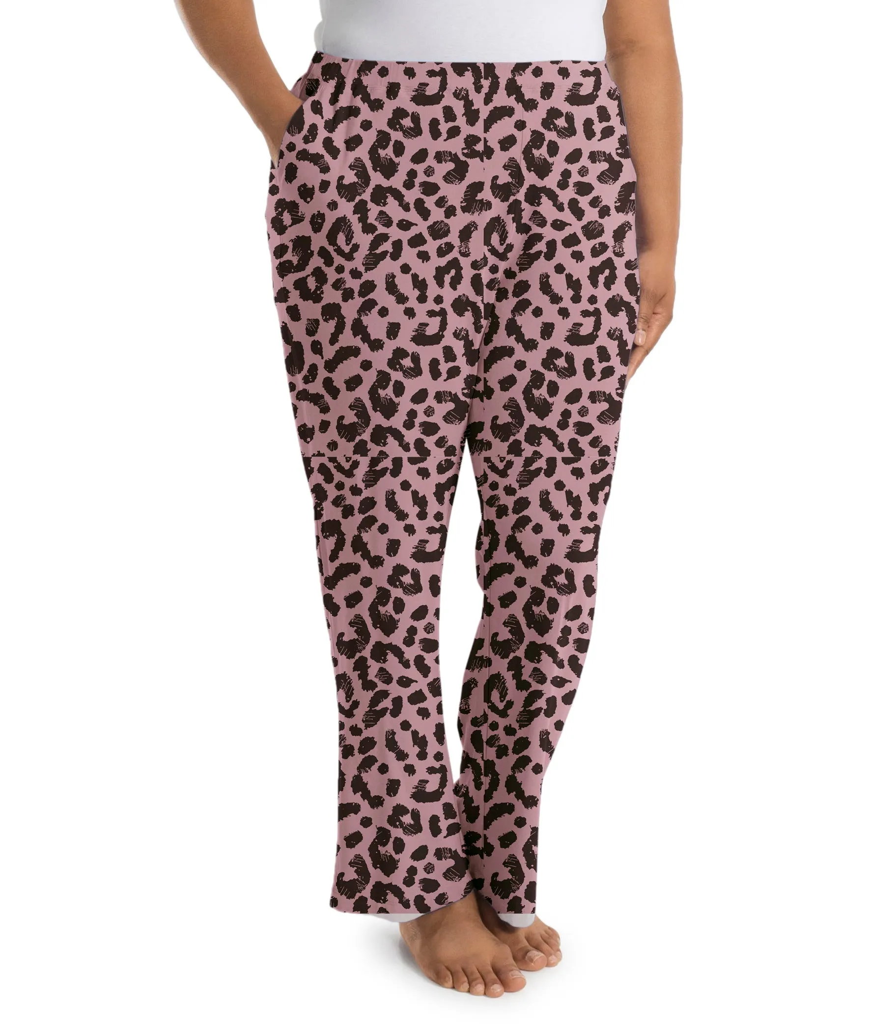Stretch Naturals Lite Pocketed Pant Jungle Rose Print - FINAL SALE