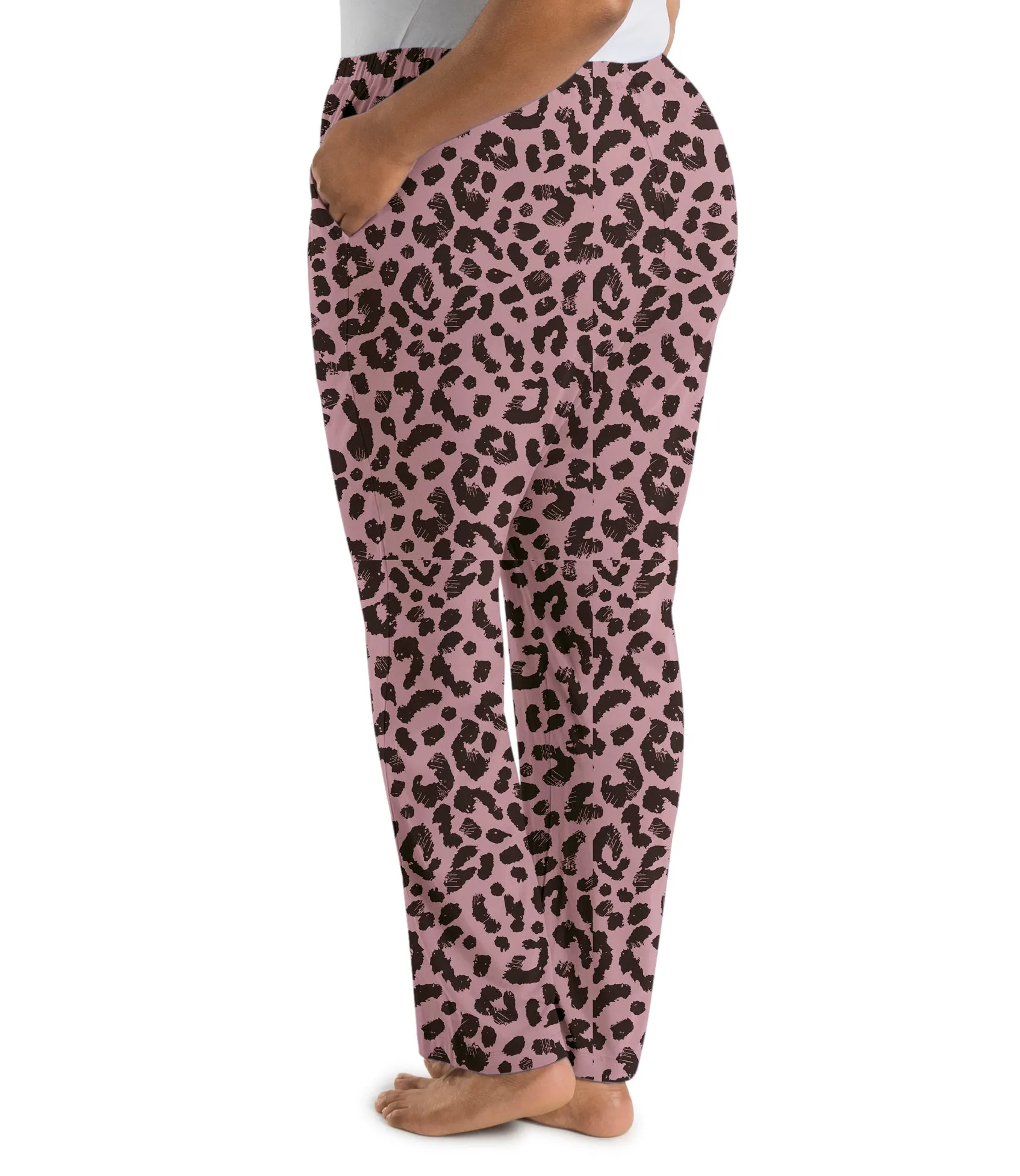 Stretch Naturals Lite Pocketed Pant Jungle Rose Print - FINAL SALE