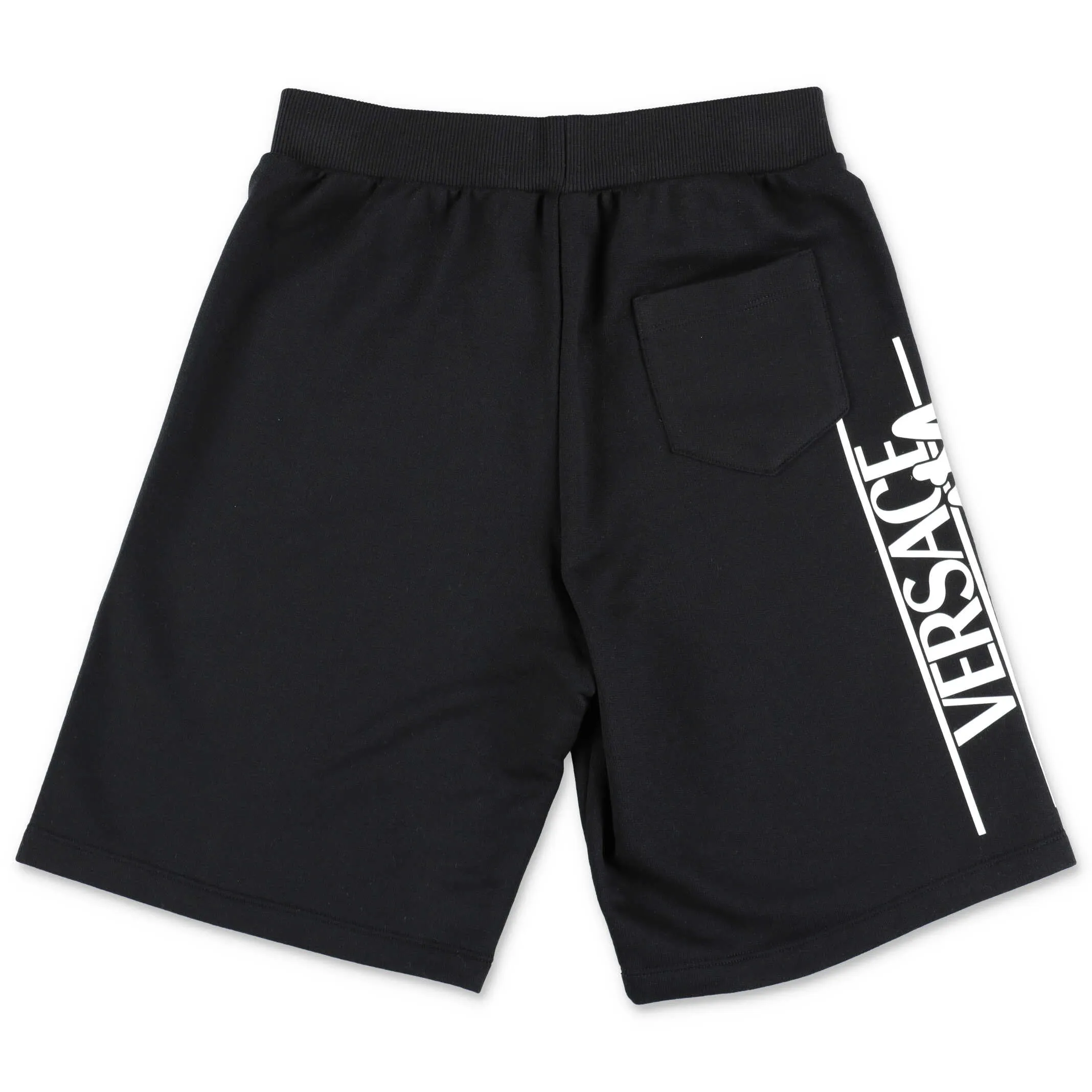Versace Kids Logo Printed Straight Leg Track Shorts