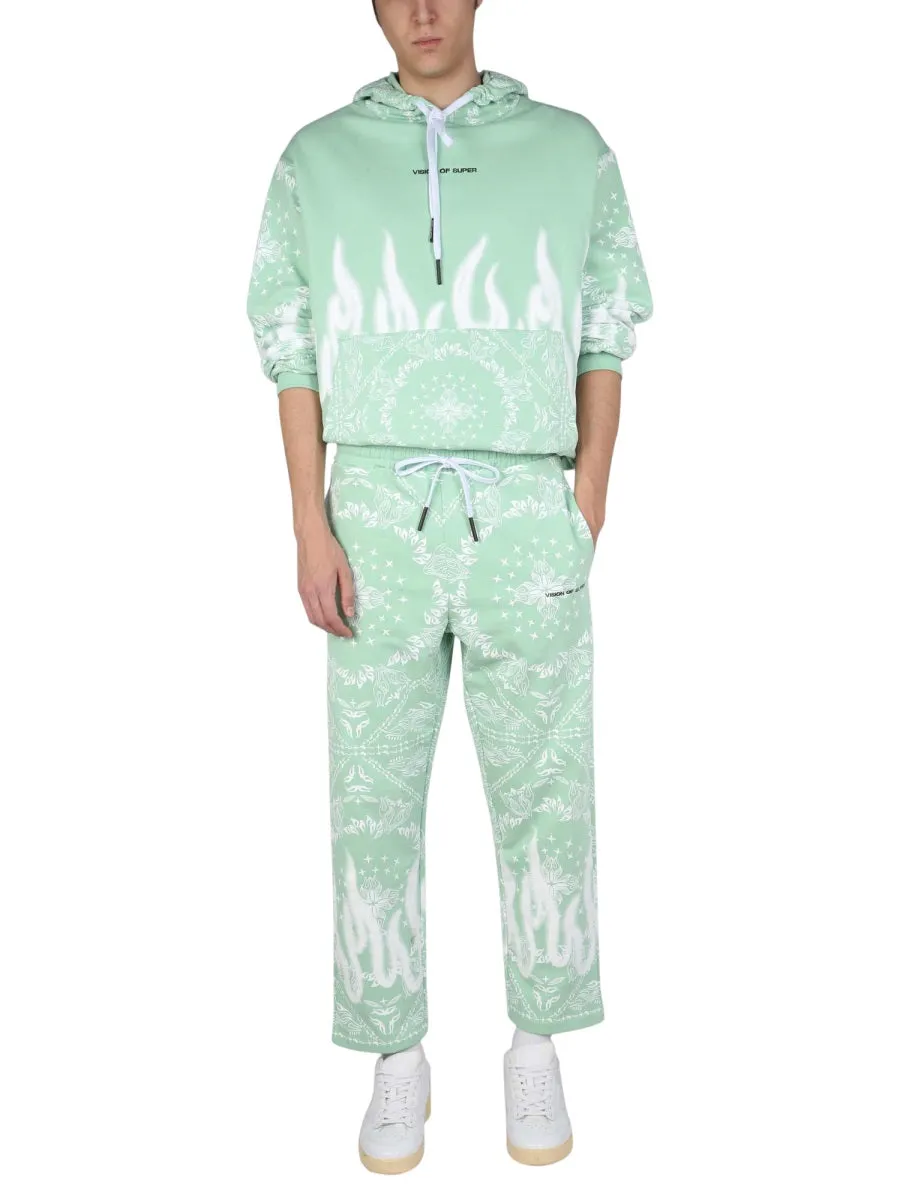 Vision Of Super Printed Drawstring Hoodie