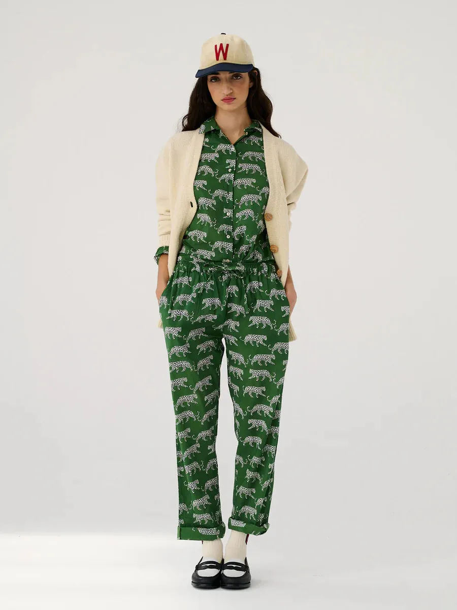 Women Pyjama Green Leo - ملابس سباحة