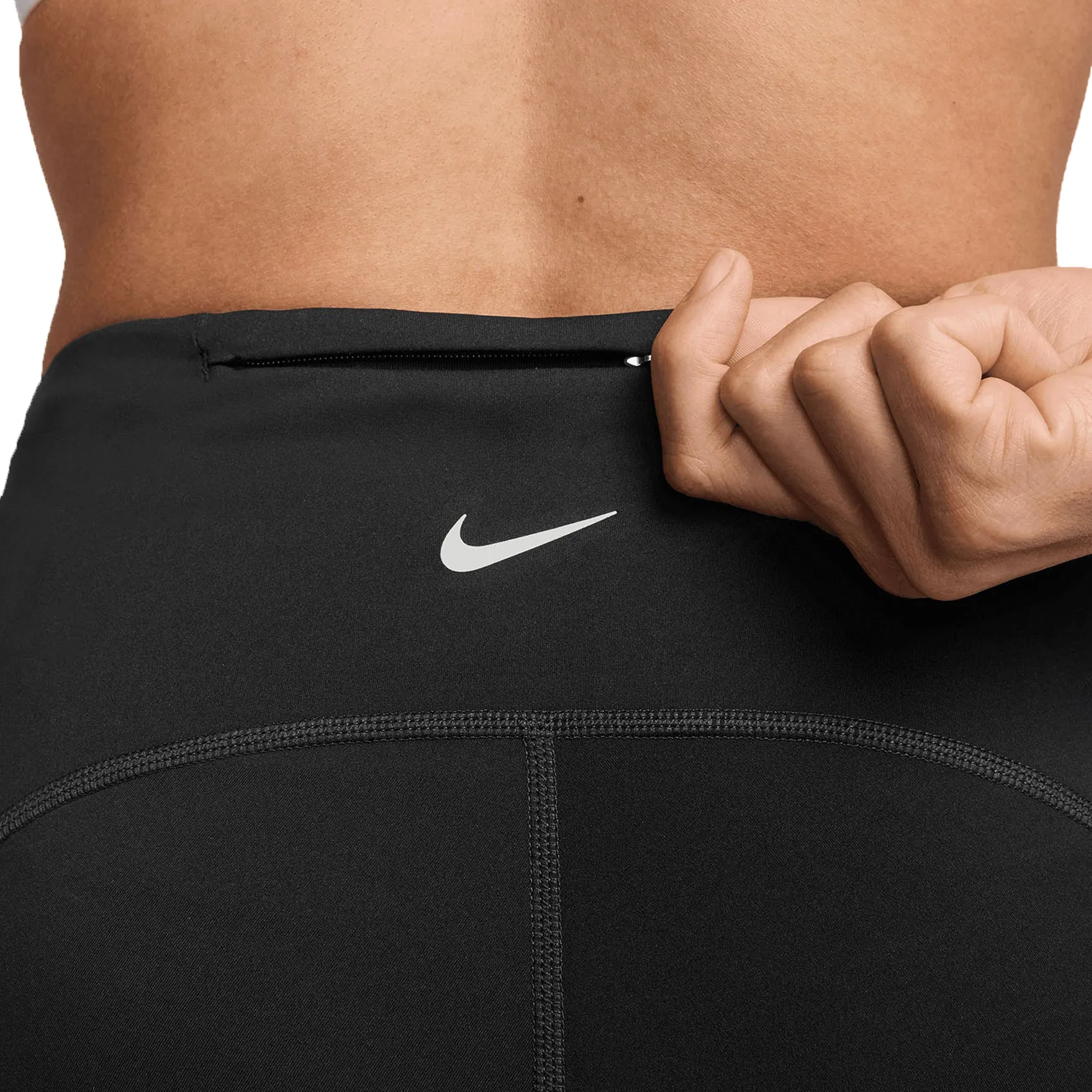 Womens Nike Swift High-Waisted 4 Tight Running Shorts with Pockets