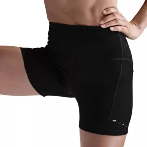 Womens Nike Swift High-Waisted 4 Tight Running Shorts with Pockets