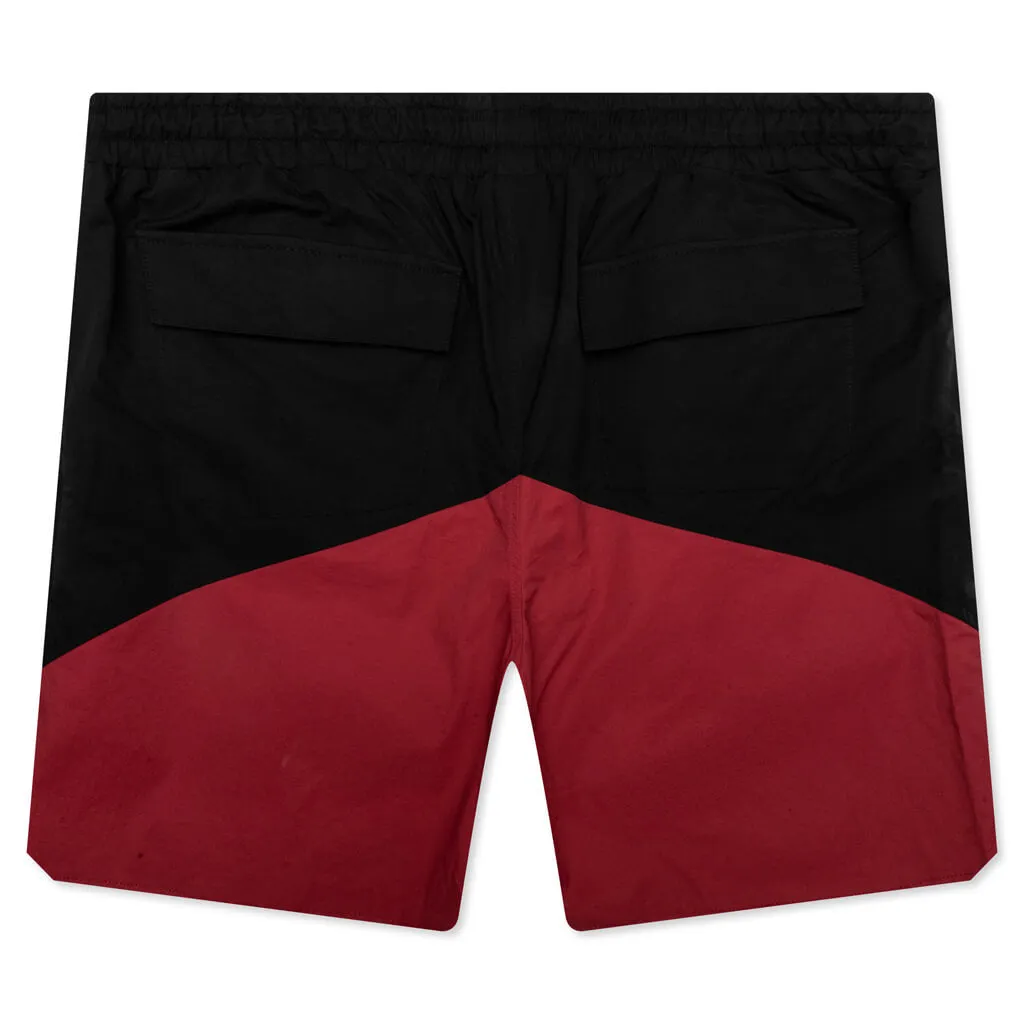 Yachting Short - Black/Maroon